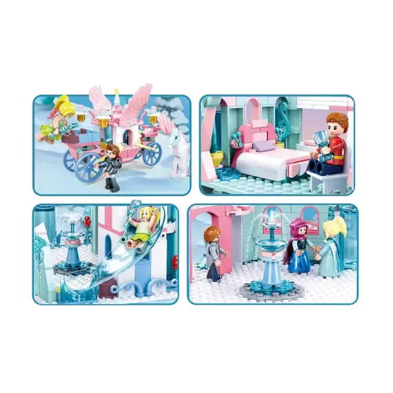 КОНСТРУКТОР SLUBAN "ЛЕДЯНОЙ ЗАМОК" B0789, 6+