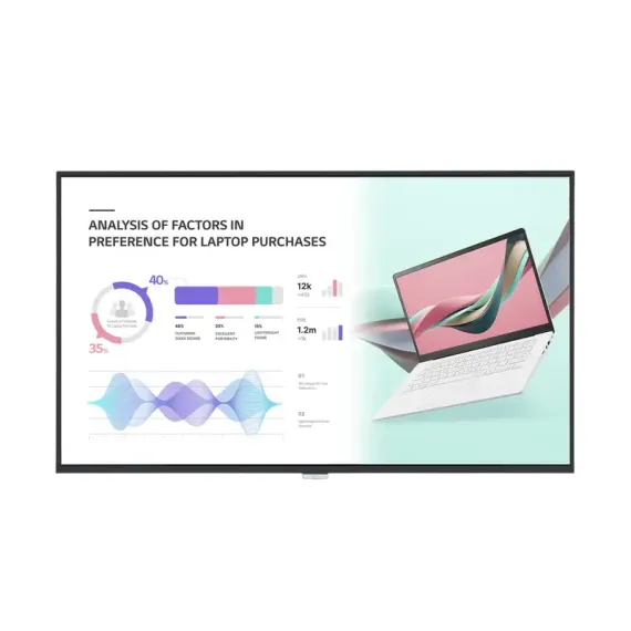 ДИСПЛЕЙ LG 43UH5J-H, 43", ЧЁРНЫЙ