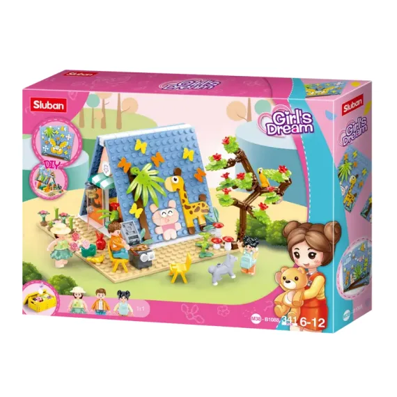 КОНСТРУКТОР SLUBAN "ЛАГЕРЬ" B1088, 6+