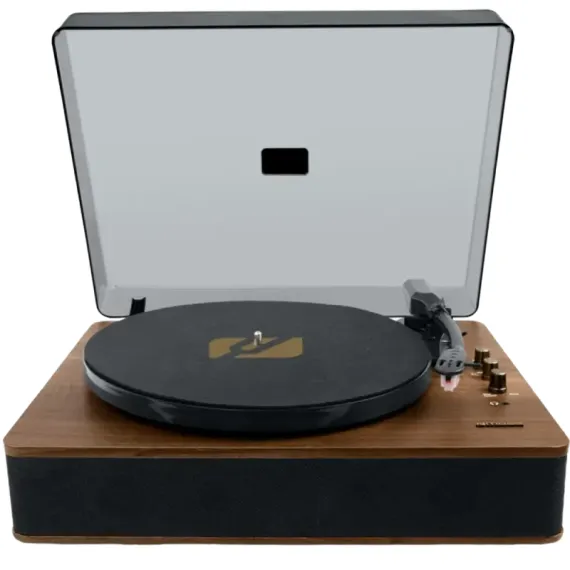 ВИНИЛОВЫЙ ПРОИГРЫВАТЕЛЬ MUSE MT-106 BT, КОРИЧНЕВЫЙ