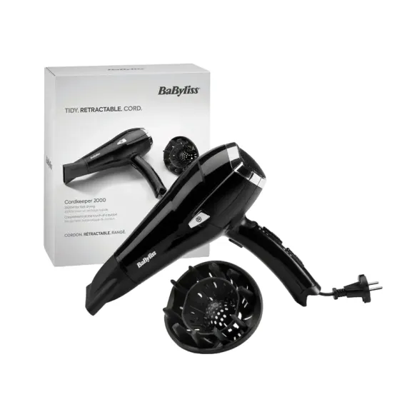 ФЕН BABYLISS D374DE, 2000ВТ, ЧЁРНЫЙ