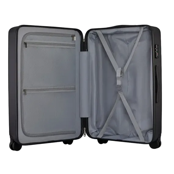 ЧЕМОДАН NINETYGO DANUBE LUGGAGE 20", 38Л, ЧЁРНЫЙ