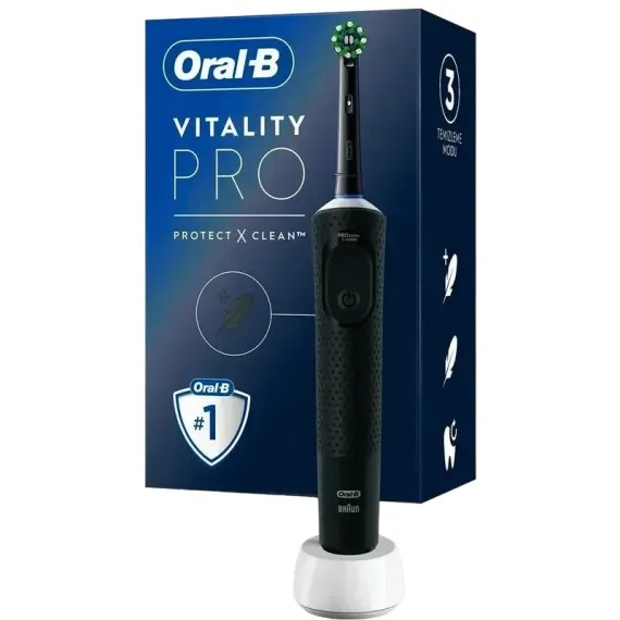 ЭЛЕКТРИЧЕСКАЯ ЗУБНАЯ ЩЕТКА BRAUN ORAL-B VITALITY PRO, ЧЁРНЫЙ