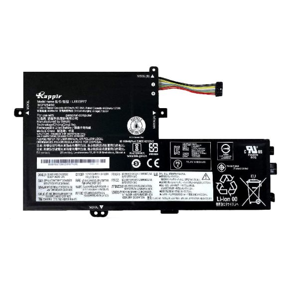 BATTERY LENOVO IDEAPAD C340-15 S340-14 S340-15 SERIES L18C3PF7, L18L3PF2, L18M3PF6, L18M3PF7 L18L3PF3 11.4V 4610MAH BLACK ORIGINAL