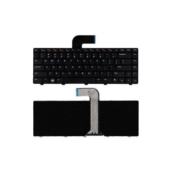 KEYBOARD DELL INSPIRON N4110 N4120 N4050 M4110 M4040 N5040 N5050 3520 3550 5420 5520 7420 7520 XPS L501 L502 VOSTRO V131 3330 3450 3460 3550 3555 3560 3350 1440 1450 1540 1550 2420 2520 ENG/RU BLACK