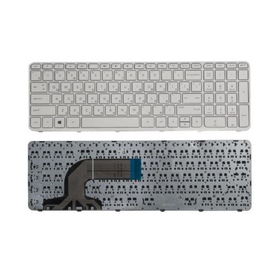 KEYBOARD HP PAVILION 15-E 15-N 15-G 15-R 15-S 15-D 15-A 250 255 256 G2 G3 340 345 350 355 355 G1 G2 G3 W/FRAME ENG/RU BLACK