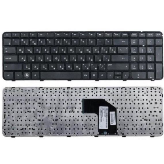 KEYBOARD HP PAVILION G6-2000 W/FRAME ENG/RU BLACK