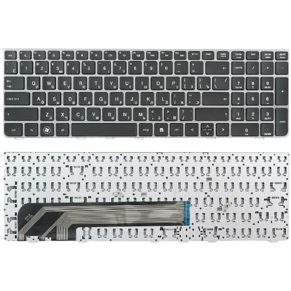 KEYBOARD HP PROBOOK 4530S 4535S 4730S 4735S W/FRAME ENG/RU SILVER