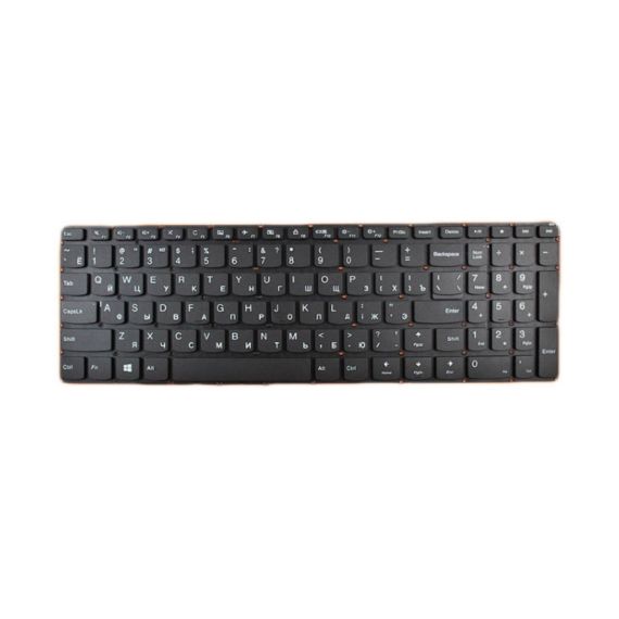 KEYBOARD LENOVO IDEAPAD 310-15ABR 310-15IAP 310-15ISK 310-15IKB 510-15ISK 510-15IKB V110-15AST W/O FRAME ENG/RU BLACK