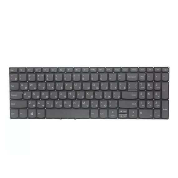 KEYBOARD LENOVO IDEAPAD 330S-15 320C-15 S340-15 SERIES W/O FRAME ENG/RU GRAY ORIGINAL