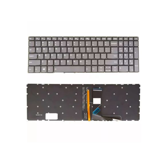 KEYBOARD LENOVO IDEAPAD 330S-15 320C-15 S340-15 SERIES W/O FRAME ENG/RU GRAY ORIGINAL