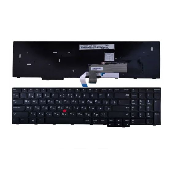 KEYBOARD LENOVO THINKPAD E575 E570 W/TRACKPOINT ENG/RU BLACK