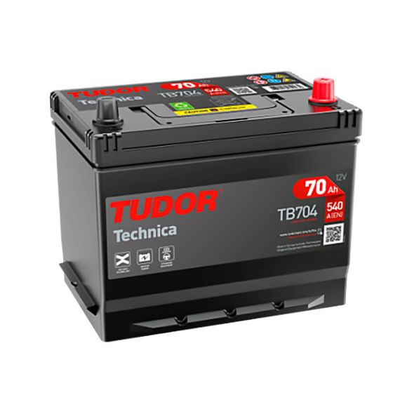 АКБ TUDOR TB704 D26 JAPAN  70A P+ (540AH) 270/173/222