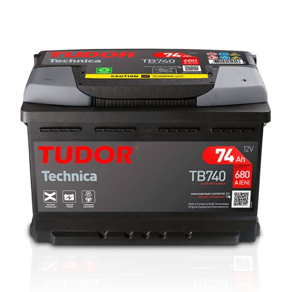 АКБ TUDOR TB740 L03  74A P+ (680AH) 278/175/190/
