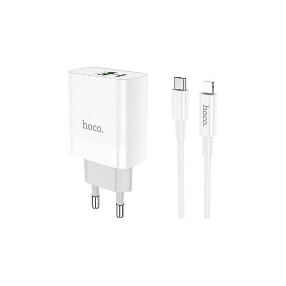 HOCO C80A PLUS + LIGHTING CABLE WHITE