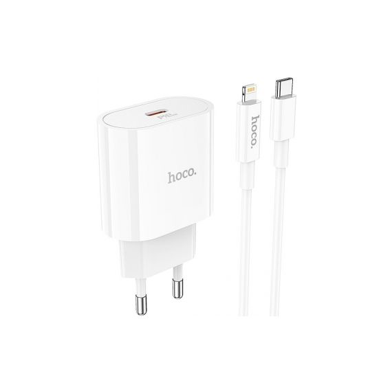 HOCO C94A + LIGHTNING CABLE WHITE