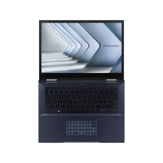 НОУТБУК ДЛЯ БИЗНЕСА 14" ASUS EXPERTBOOK B7 FLIP B7402FVA, STAR BLACK, INTEL CORE I7-1360P, 16ГБ/1024ГБ, БЕЗ ОС