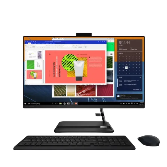 МОНОБЛОК LENOVO IDEACENTRE 3 27ALC6, 27", AMD RYZEN 3 7330U, 8ГБ/512ГБ, БЕЗ ОС, ЧЁРНЫЙ