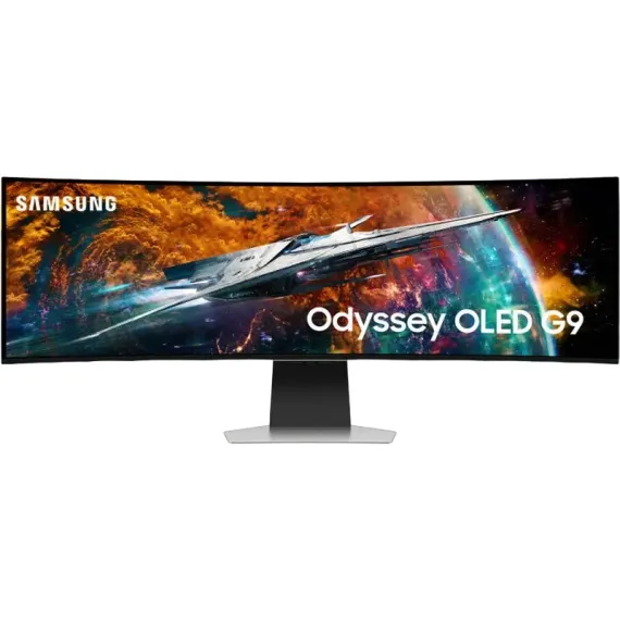 49" ИГРОВОЙ МОНИТОР SAMSUNG S49CG95, OLED 5120X1440 DUAL QHD, СЕРЕБРИСТЫЙ