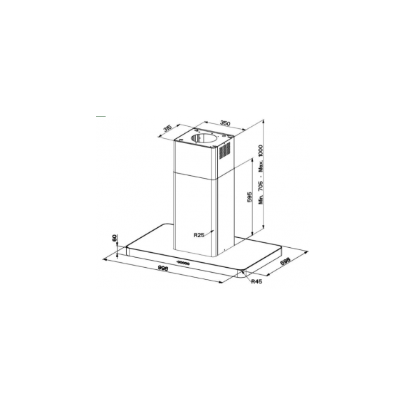 FABER T-LIGHT ISOLA EV8P WH MATT A100