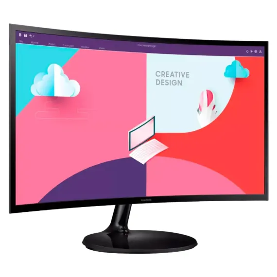 23,5" МОНИТОР SAMSUNG S24C360E, VA 1920X1080 FHD, ЧЁРНЫЙ