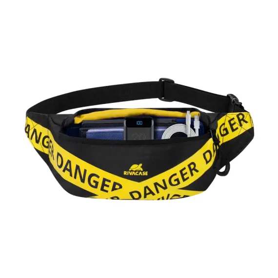 ПОЯСНАЯ СУМКА RIVACASE 5411, ПОЛИЭСТЕР, ЧЁРНЫЙ