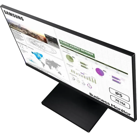 23,8" МОНИТОР SAMSUNG S24C430, IPS 1920X1080 FHD, СЕРЫЙ