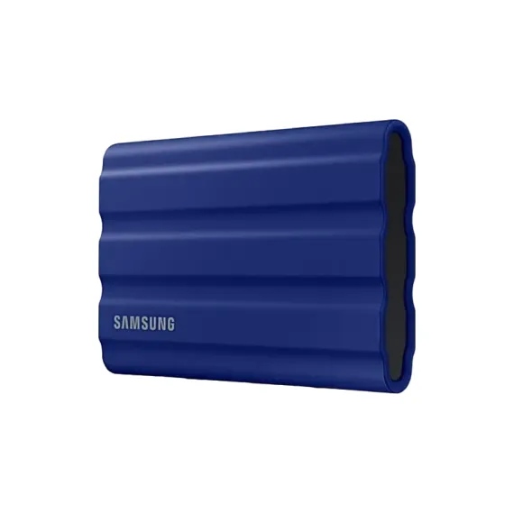 ВНЕШНИЙ ПОРТАТИВНЫЙ SSD НАКОПИТЕЛЬ SAMSUNG T7 SHIELD, 2 ТБ, СИНИЙ (MU-PE2T0R/EU)