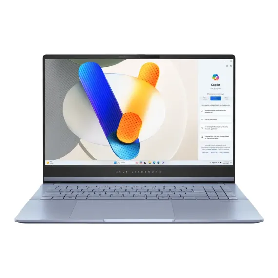 НОУТБУК 15,6" ASUS VIVOBOOK S 15 OLED S5506MA, MIST BLUE, INTEL CORE ULTRA 7 155H, 16ГБ/1024ГБ, БЕЗ ОС
