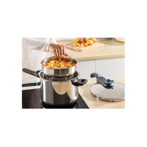 СКОРОВАРКА TEFAL SECURE TRENDY С ПАРОВОЙ КОРЗИНОЙ 4L