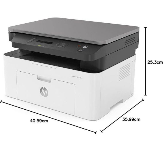 HP LASERJET PRO MFP 135A, WHITE, A4, UP TO 20PPM, 128MB, 2-LINE LCD, 1
