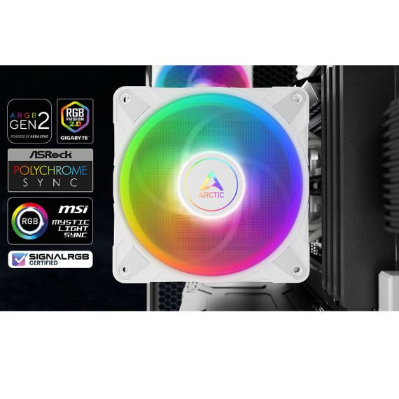 КУЛЕР ДЛЯ ПРОЦЕССОРА COOLER ARCTIC FREEZER 36 A-RGB (WHITE) FOR AMD&IN