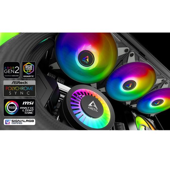 ВОДЯНОЕ ОХЛАЖДЕНИЕ ARCTIC LIQUID FREEZER III 420 A-RGB MULTI COMPATIBL