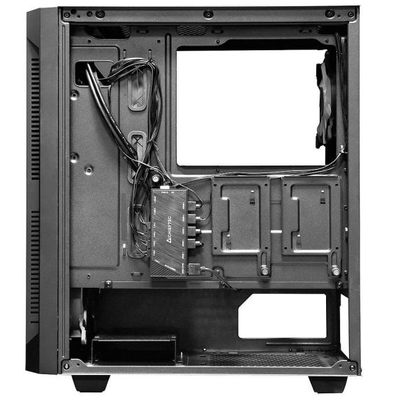 CASE ATX MIDITOWER CHIEFTEC GAMING HUNTER GS-01B-OP BLACK NO PSU, 2X U
