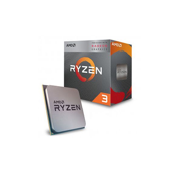 CPU AMD RYZEN 3 3200G 4-CORE, 4 THREADS, 3.6-4GHZ, UNLOCKED, RADEON VE