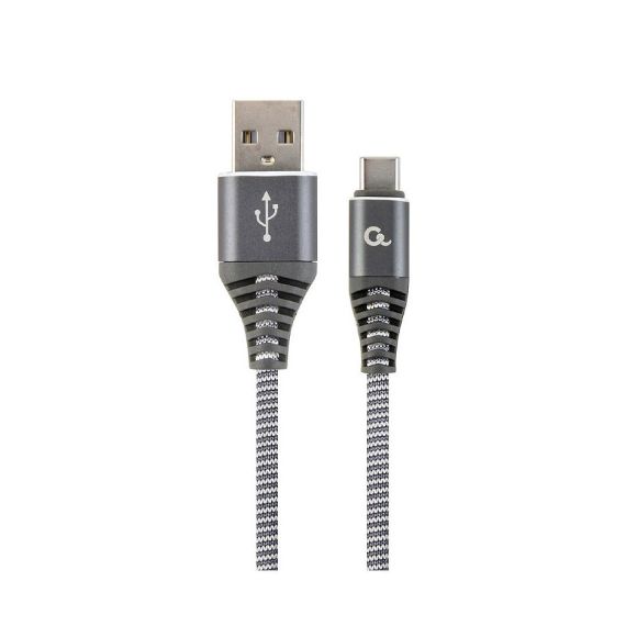 GEMBIRD CC-USB2B-AMCM-1M-WB2, SPACEGREY/WHITE - 1M, CABLE USB2.0/TYPE-