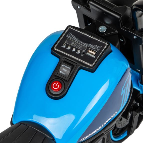 ЭЛЕКТРОМОТОЦИКЛ, СИНИЙ