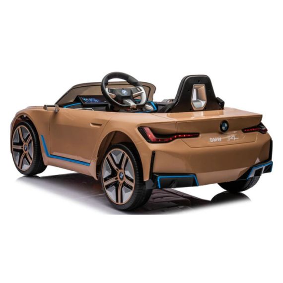 ЭЛЕКТРОМОБИЛЬ BMW I4, ЗОЛОТИСТЫЙ