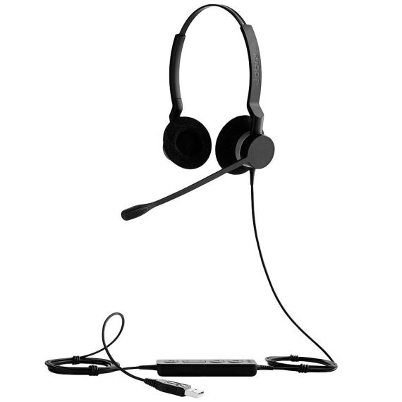 НАУШНИКИ JABRA BIZ 2300 USB UC HEADSET DUO (2399-829-109), 1 X USB TYP