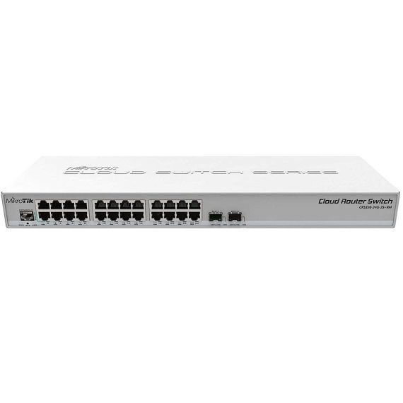 WI-FI РОУТЕР MIKROTIK CLOUD ROUTER SWITCH CRS326-24G-2S+RM WITH ROUTER
