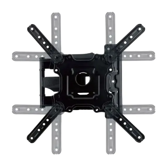 WALL MOUNT  GEMBIRD "WM-55ST-01" BLACK 32"-55" 32KG VESA:UP 400X400, WALL DIST:55-499MM ±90°,-5/+8°