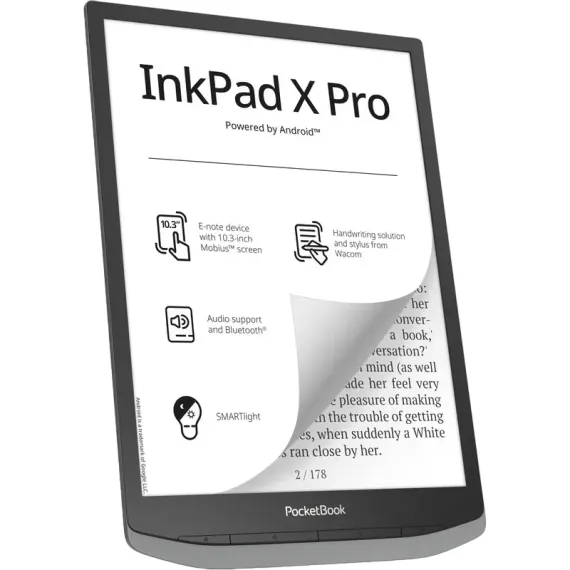 ЭЛЕКТРОННАЯ КНИГА POCKETBOOK INKPAD X PRO, MIST GREY