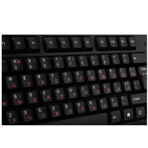 КЛАВИАТУРА SVEN KB-S300, BLACK KEYBOARD, WATERPROOF DESIGN, 104 KEYS,