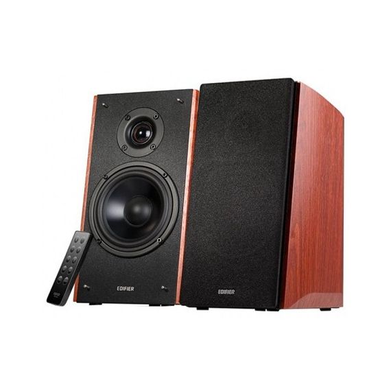 EDIFIER R2000DB BROWN, 2.0/ 120W (2X36W+2X24W) RMS, AUDIO IN: BLUETOOTH, RCA X2, PC, AUX, OPTICAL, COAXIAL, REMOTE CONTROL, ALL WOODEN, (5"+1")