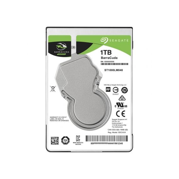 2.5 HDD 1.0TB SEAGATE ST1000LM048 BARRACUDA(TM) COMPUTE, 5400RPM, 128MB, 7MM, SATAIII