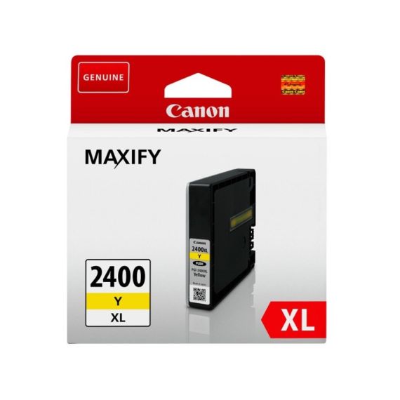 INK CARTRIDGE CANON PGI-2400XL Y, YELLOW, 19,3ML FOR MAXIFY IB4040,4140