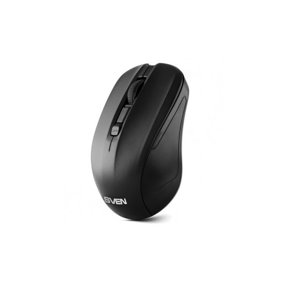 SVEN RX-270W  WIRELESS, OPTICAL MOUSE, 2.4GHZ, NANO RECEIVER, 800/1200/1600 DPI, USB, BLACK