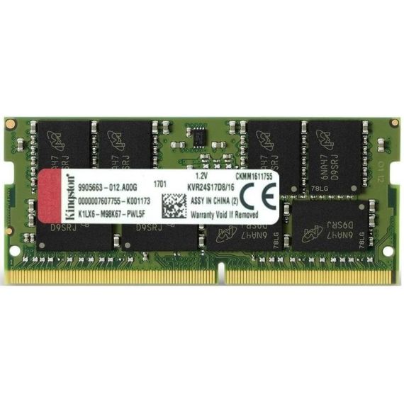8GB DDR4-2666 SODIMM  KINGSTON VALUERAM, PC21300, CL19, 1RX8, 1.2V