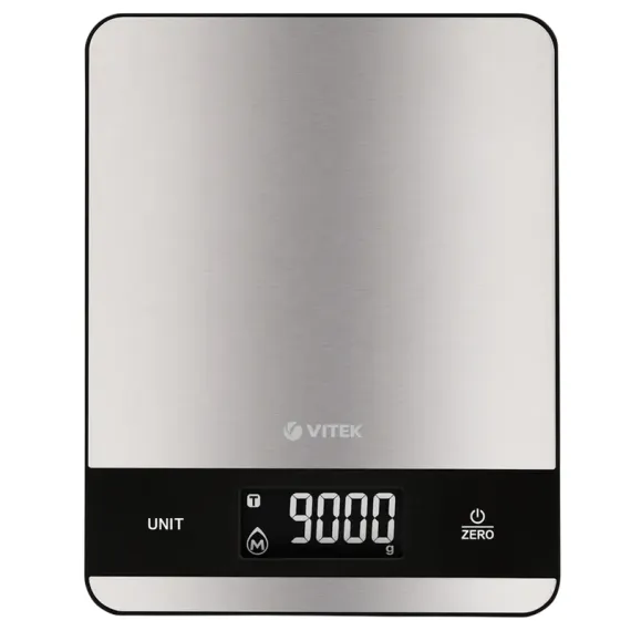 ЭЛЕКТРОННЫЕ КУХОННЫЕ ВЕСЫ  VITEK VT-7989, НЕРЖАВЕЮЩАЯ СТАЛЬ