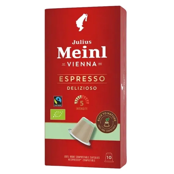 КОФЕ JULIUS MEINL ESPRESSO DELICIOSO, 10 ШТ